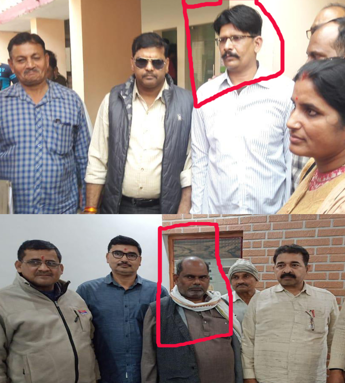 24 घंटे मे दो कामयाबिया दो घूसखोर अफसर रिश्वत लेते हुए रंगे हाथो गिरफ्तार