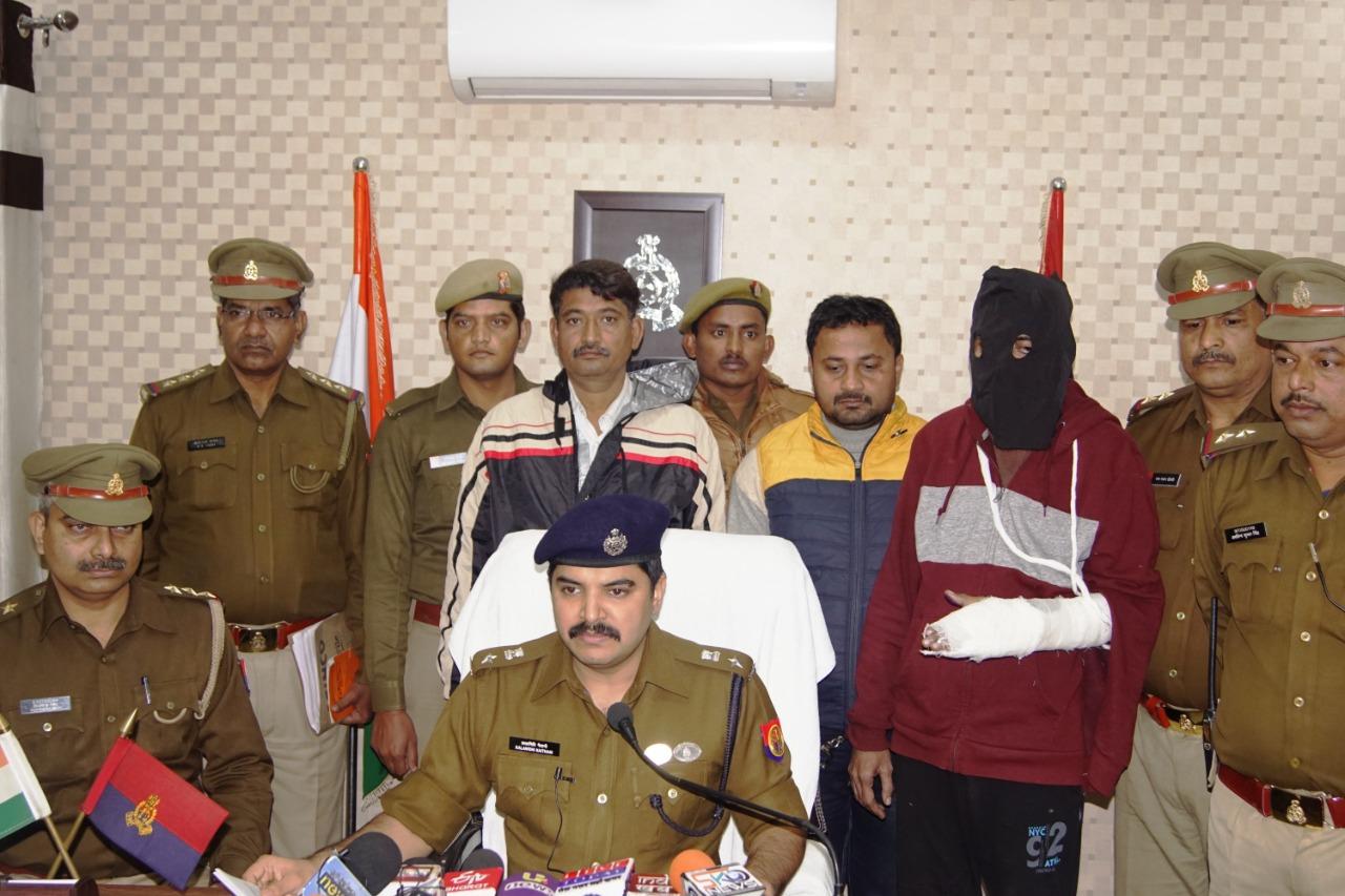 पुलिस को मिली बड़ी सफलता अनस हत्याकाण्ड और एकाउन्टेन्ट से लूट का खुलासा