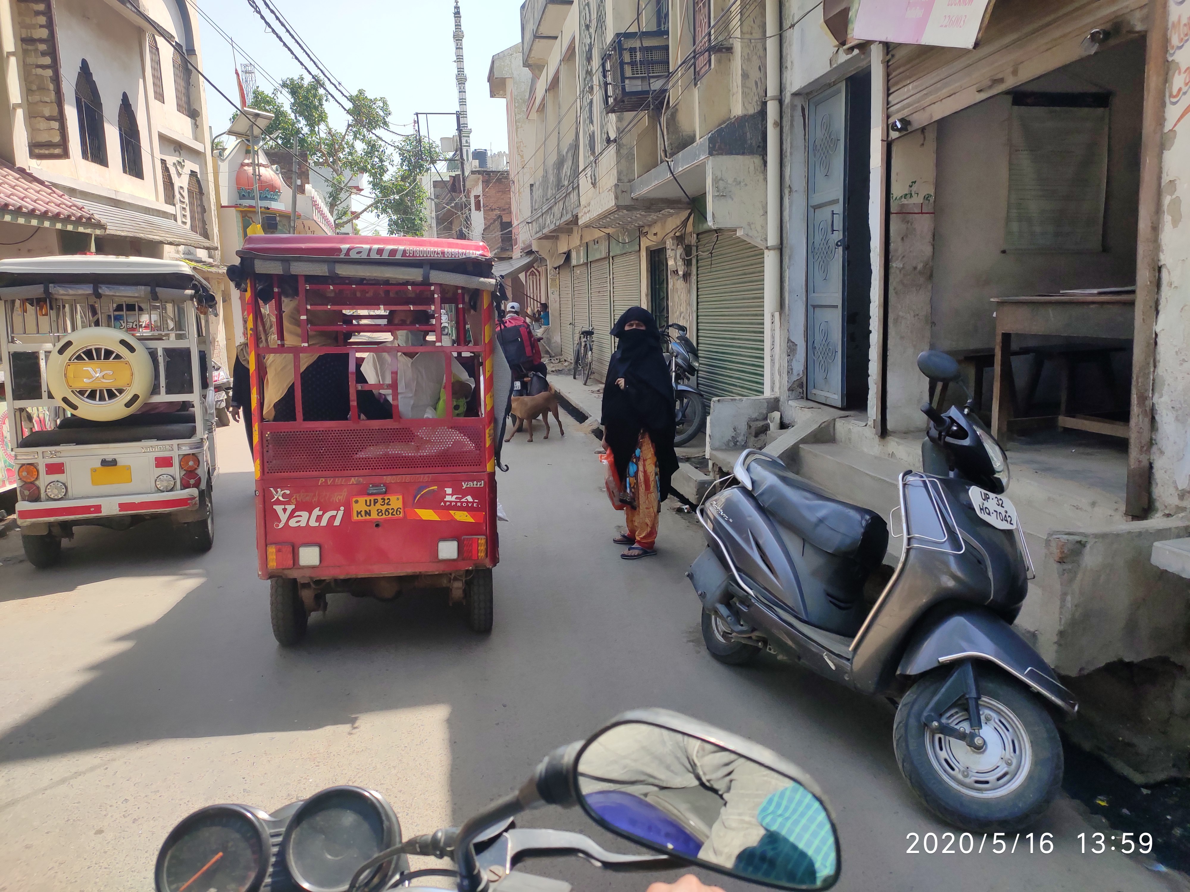 लाक डान के 53वे दिन भी लखनऊ में रही काफी चलह पहल